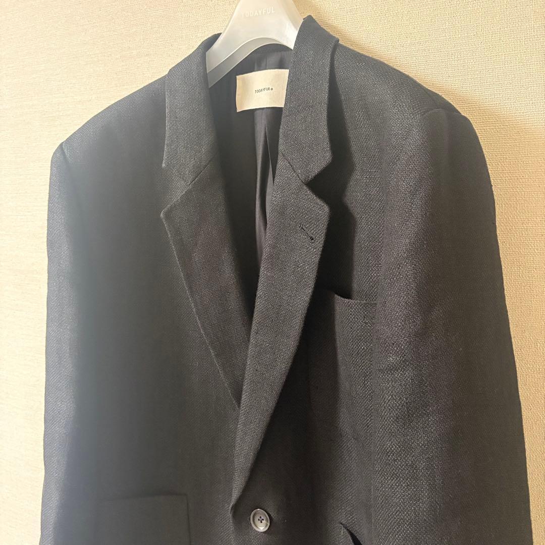 TODAYFUL boyfriend linen jacket タグ付き リネン