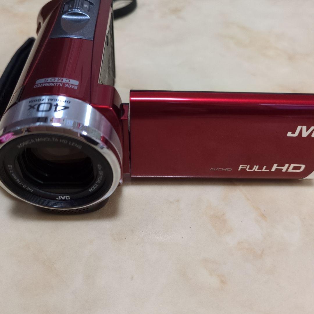 JVC フルHD ビデオカメラ 40倍ズーム