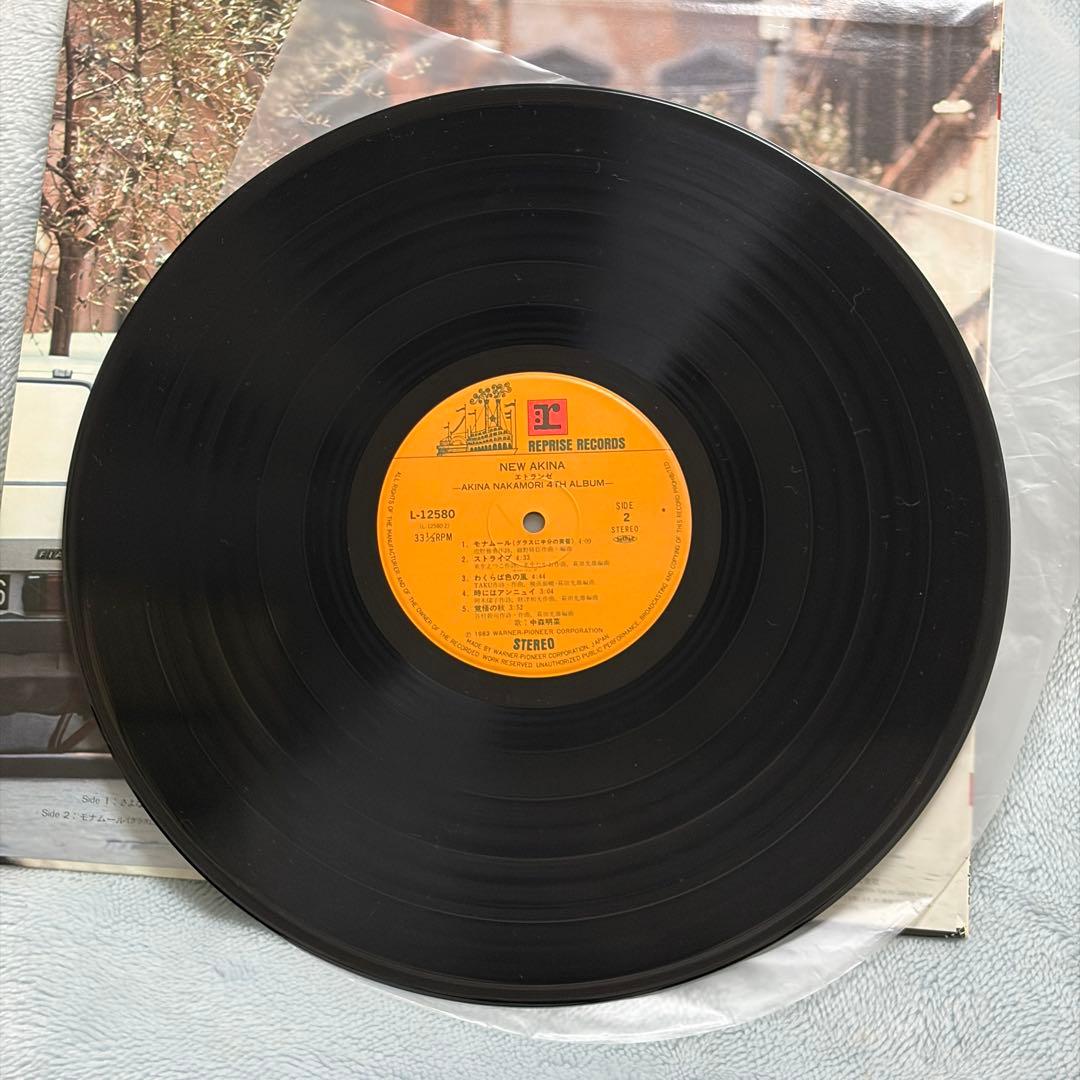 中森明菜 NEW AKINA エトランゼ サイン入り LP レコード