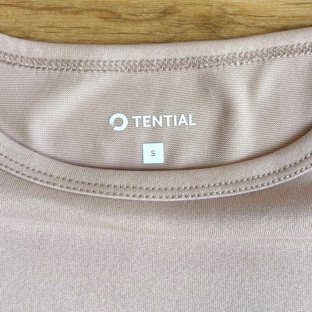 BAKUNE レディース DRY 長袖Tシャツ Sサイズ ピンク TENTIAL