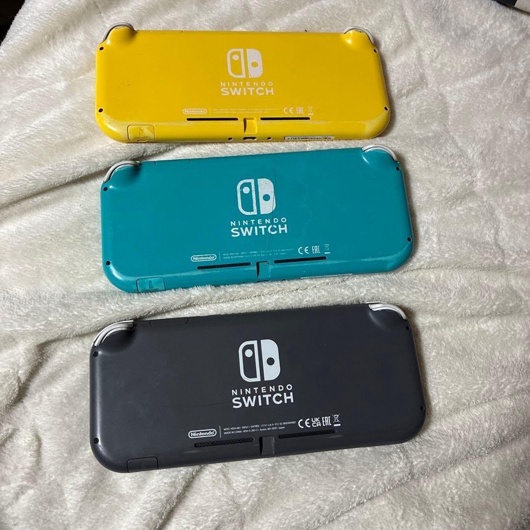 Nintendo Switch Lite 3台セットジャンク品