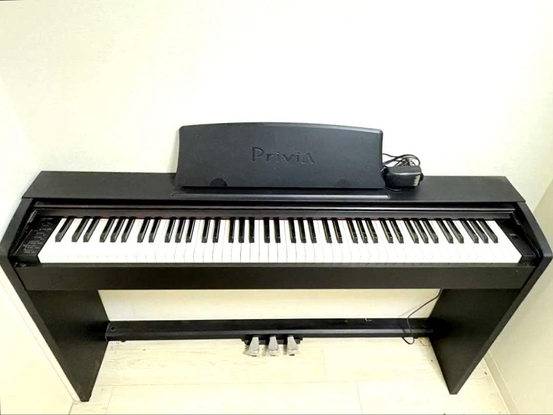 【引き取り限定】美品 Privia 電子ピアノ 黒