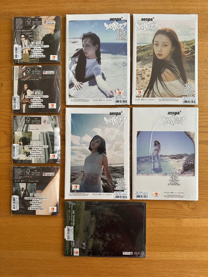 aespa MY WORLD 新品未開封 9点セット