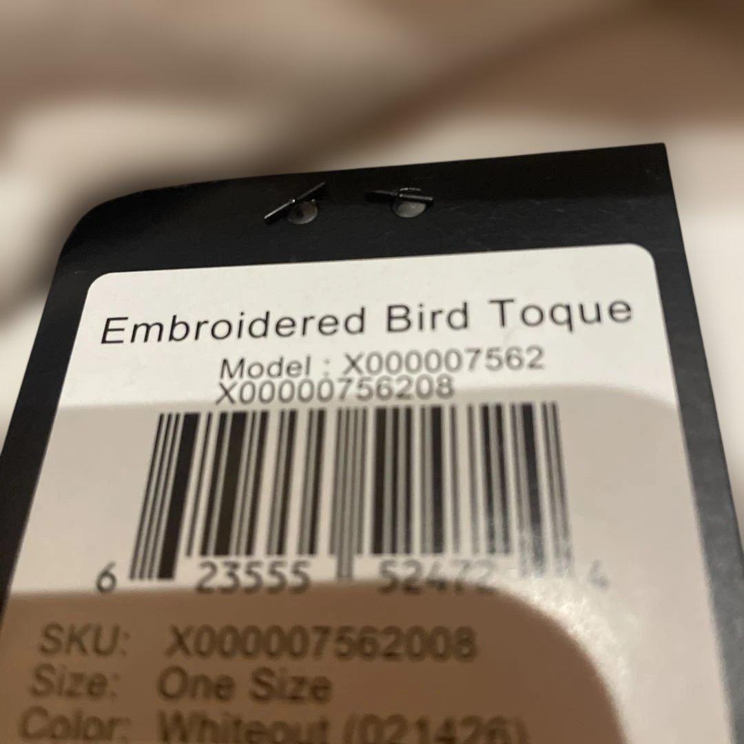 ARC'TERYX Embroidered Bird Toque ホワイト