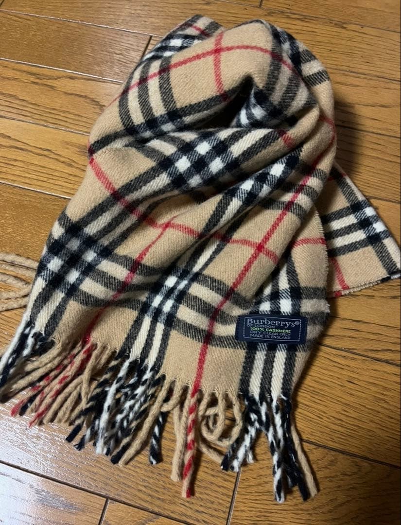 Burberry's チェック柄マフラー