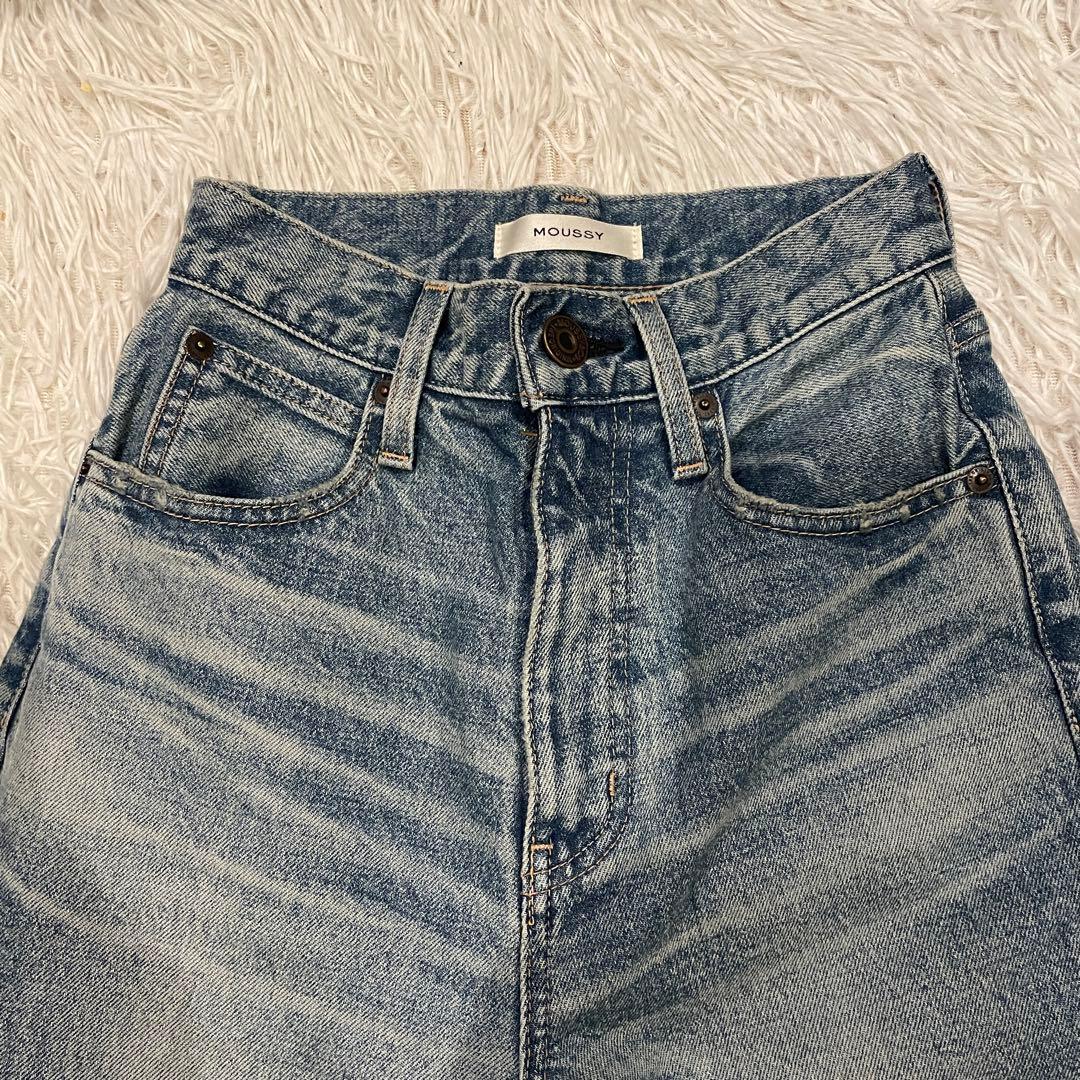 日本製　MOUSSY マウジー　MVS FLARE デニムパンツ　24インチ