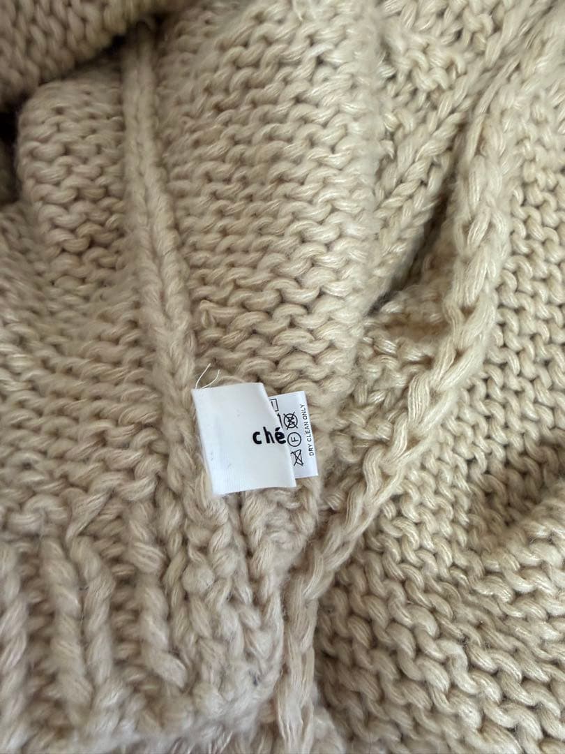 cheme ルーズニットカーディガンHAND MADE