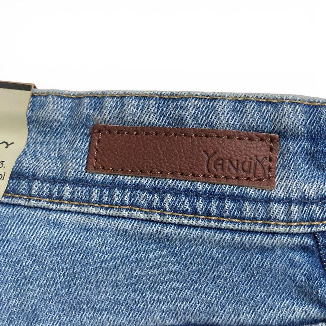 【新品未使用】YANUK ヤヌーク KATE ルーズバギーデニムパンツ 26