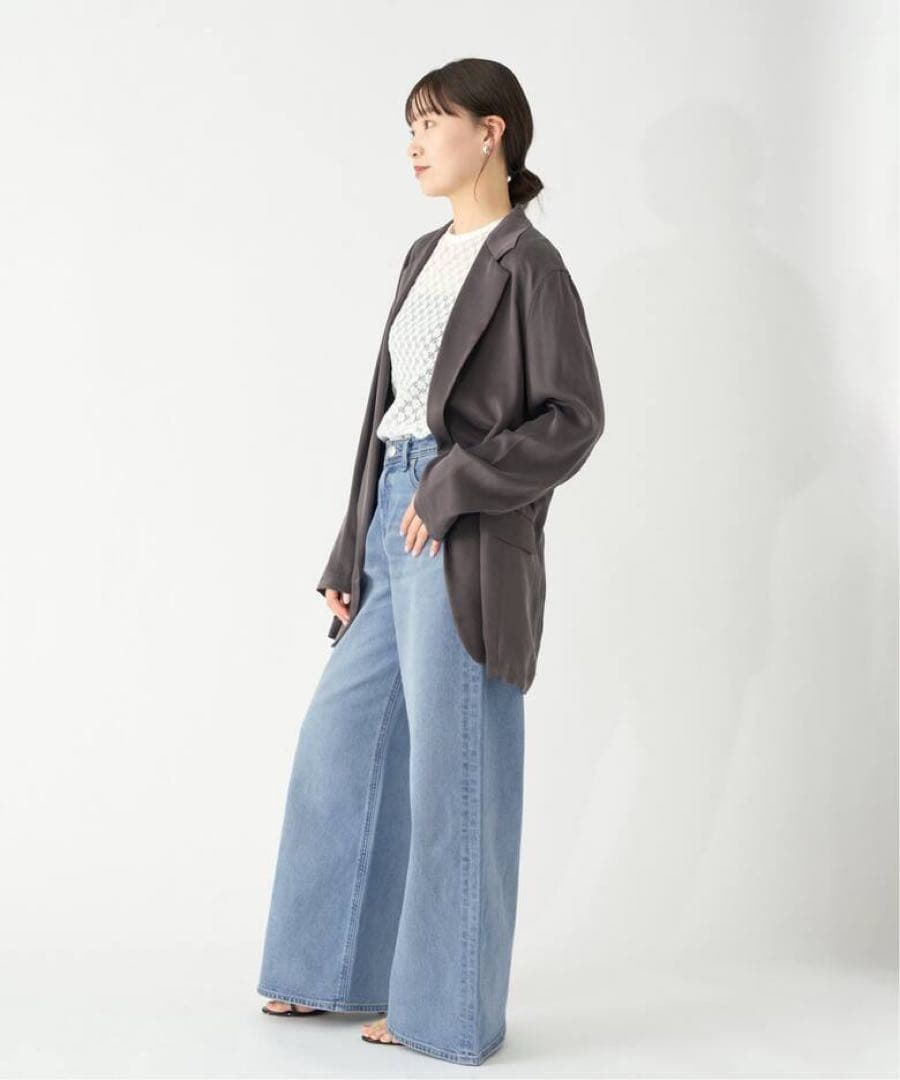 【新品未使用】YANUK ヤヌーク KATE ルーズバギーデニムパンツ 26