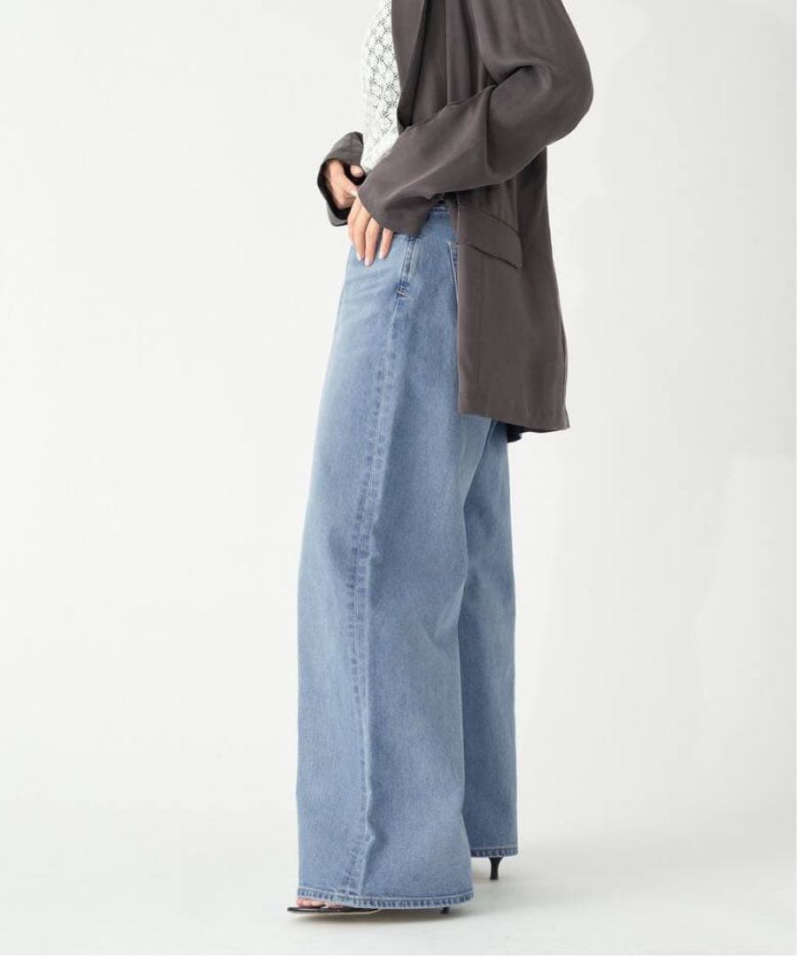 【新品未使用】YANUK ヤヌーク KATE ルーズバギーデニムパンツ 26