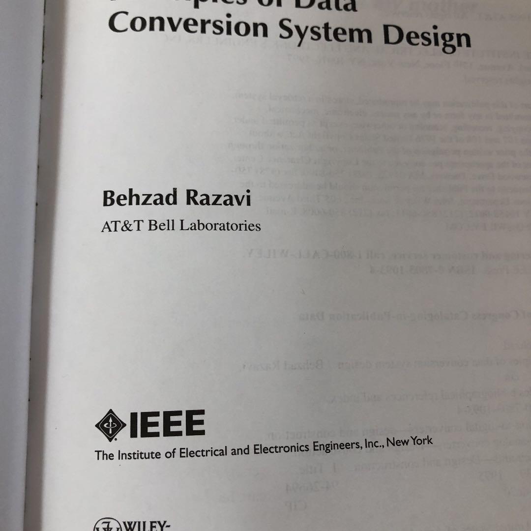 趣味・スポーツ・実用 Principles Data Conversion System Design
