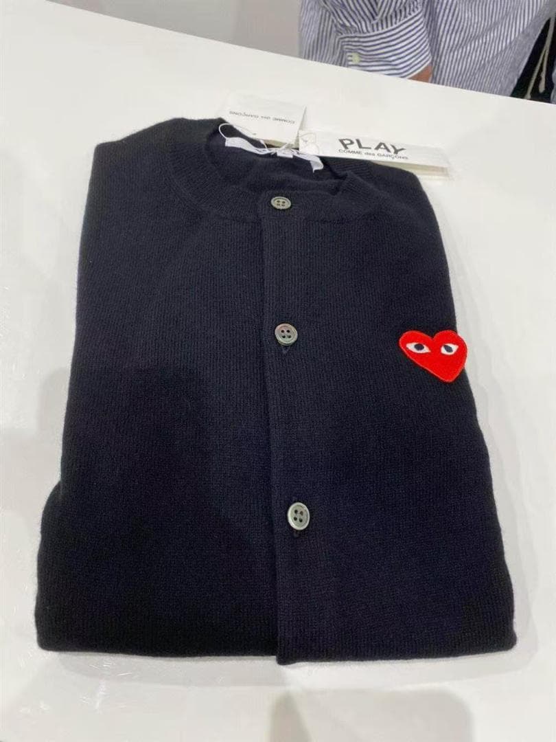 PLAY COMME des GARCONS カーディガンM-XL#8