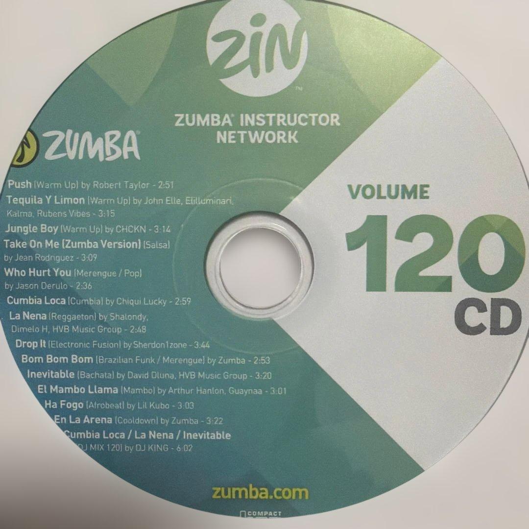ZUMBA ダンス ズンバ 120 最新版　DVD CD 2枚
