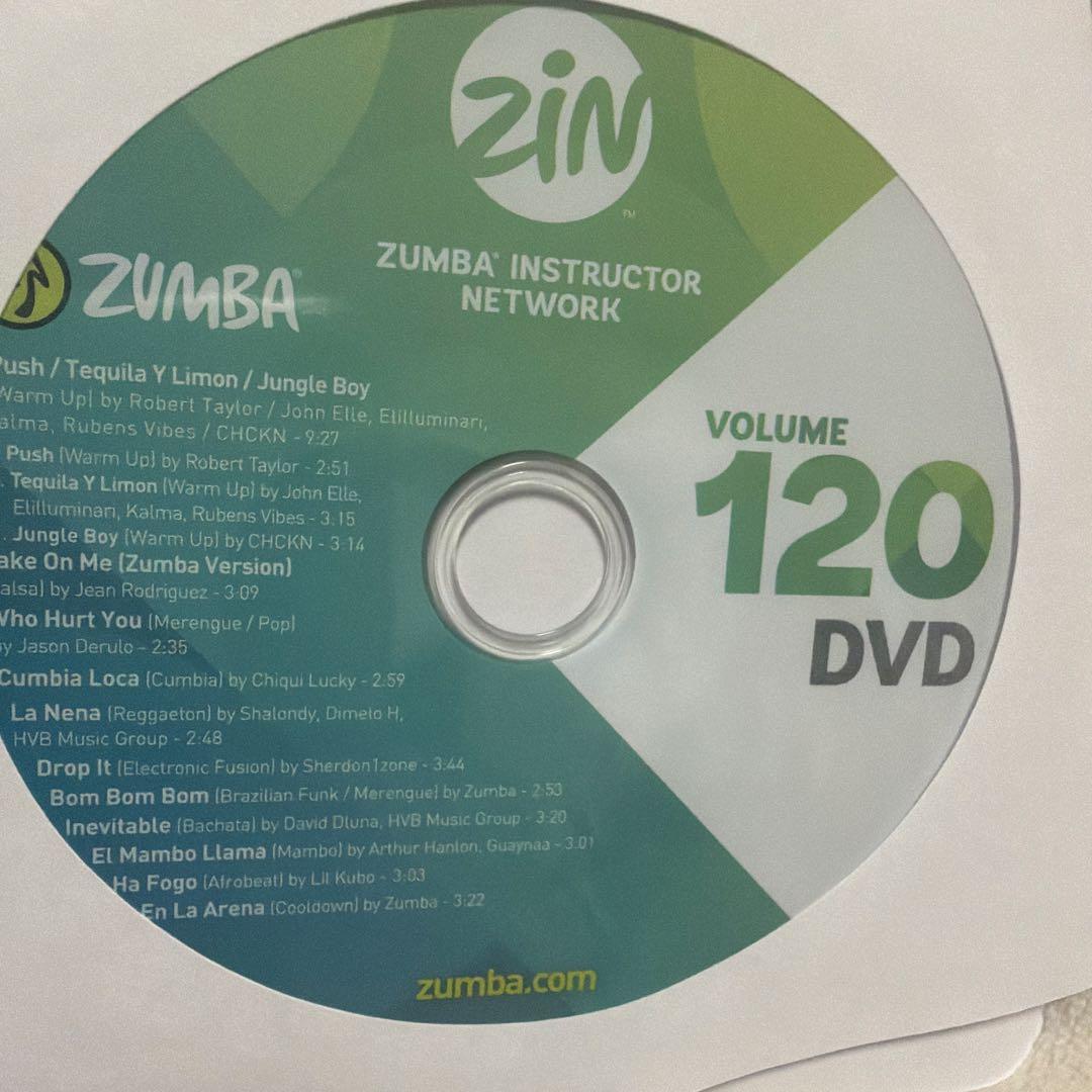 ZUMBA ダンス ズンバ 120 最新版　DVD CD 2枚
