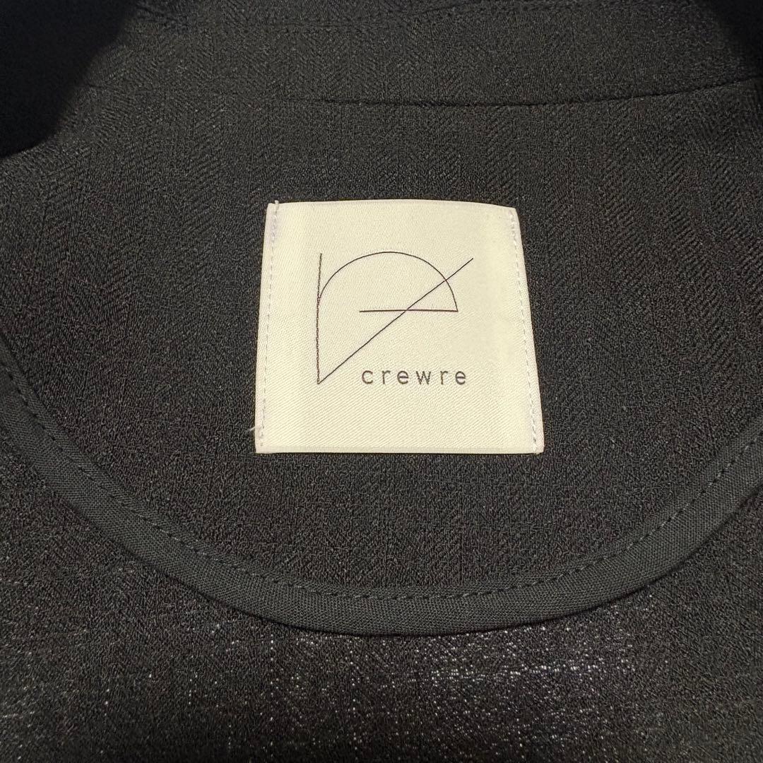 【美品】crewre クルーレ レイヤードシアージャケット ブラック サイズ3