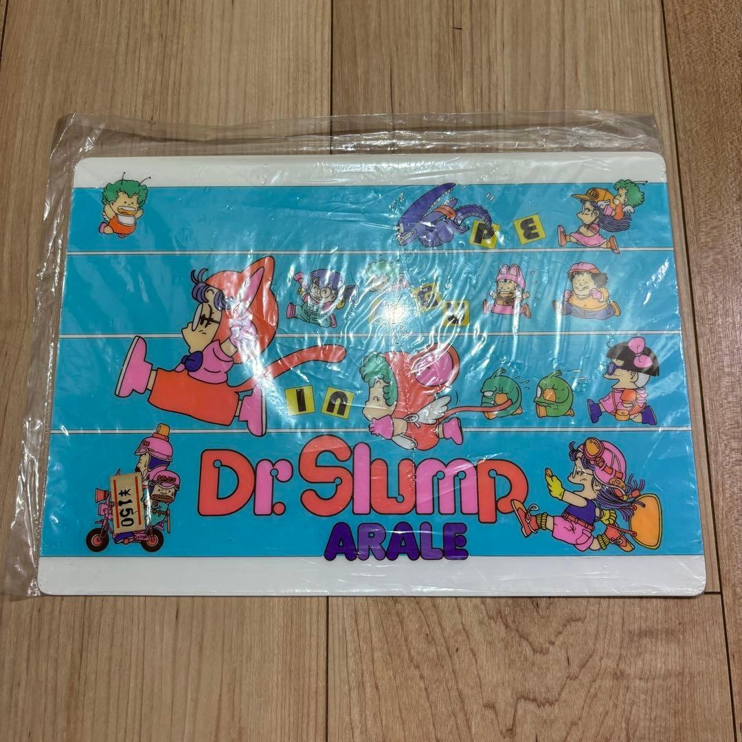 ドクタースランプ　アラレちゃん　下書き　未開封　80s 昭和レトロ　ブルー