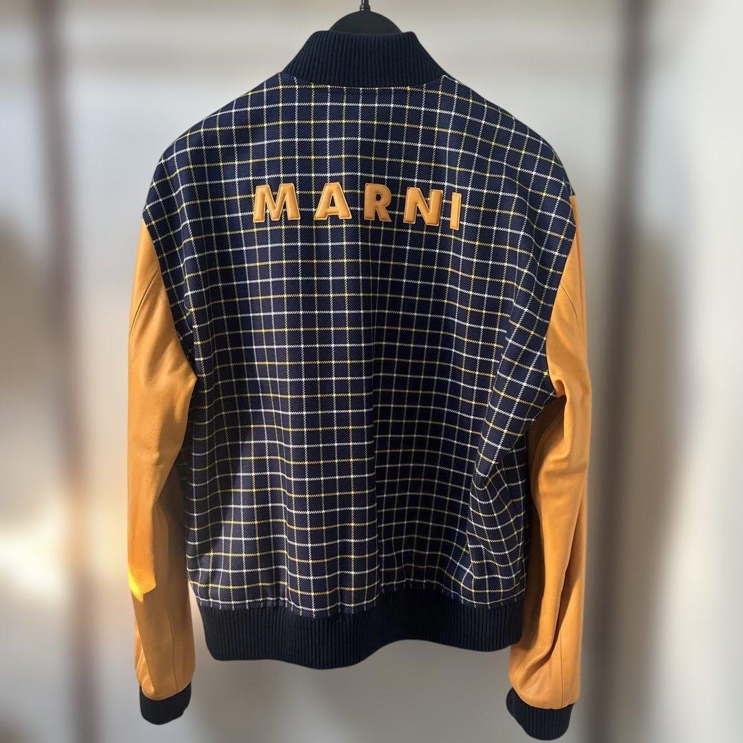 MARNI スタジャン AWARD JACKET レザー　マルニ　ジャケット