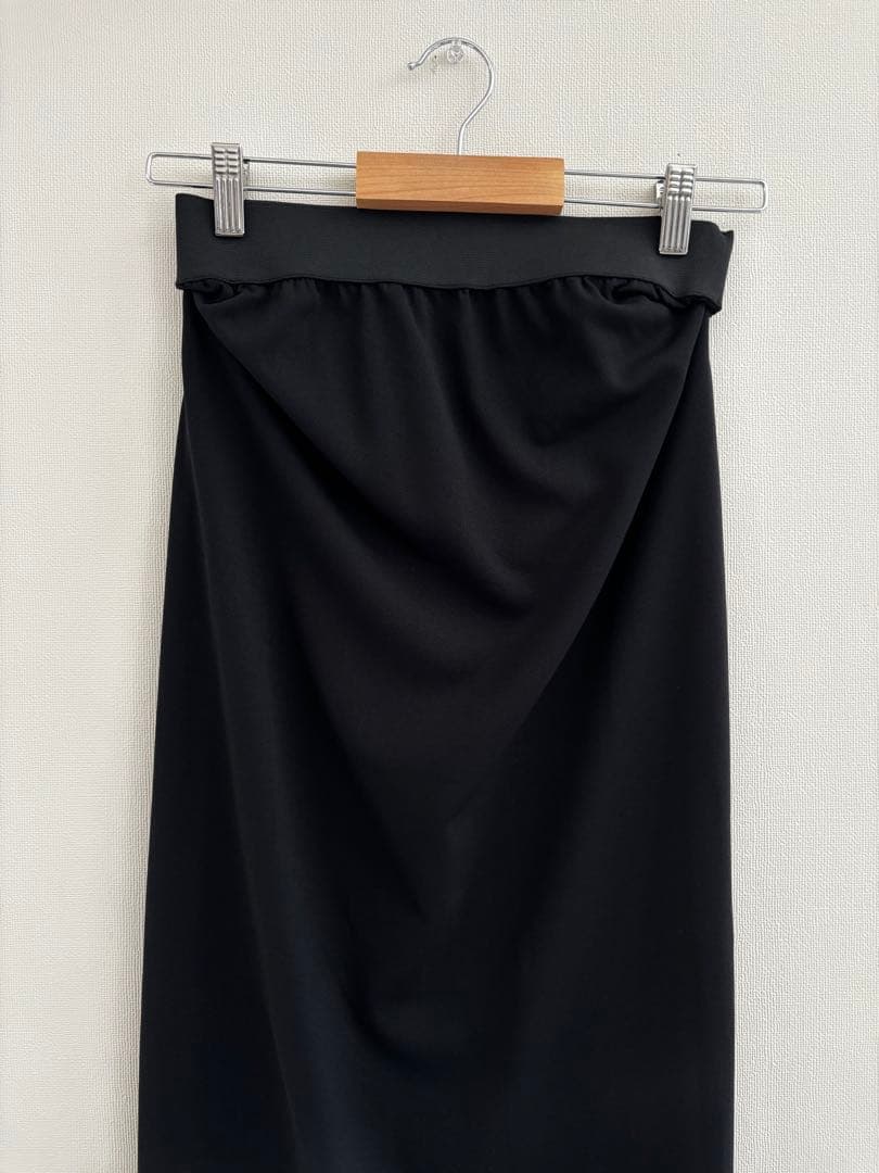 美品　ウィムガゼット　カットジョーゼットスリットスカート 　ロング　38