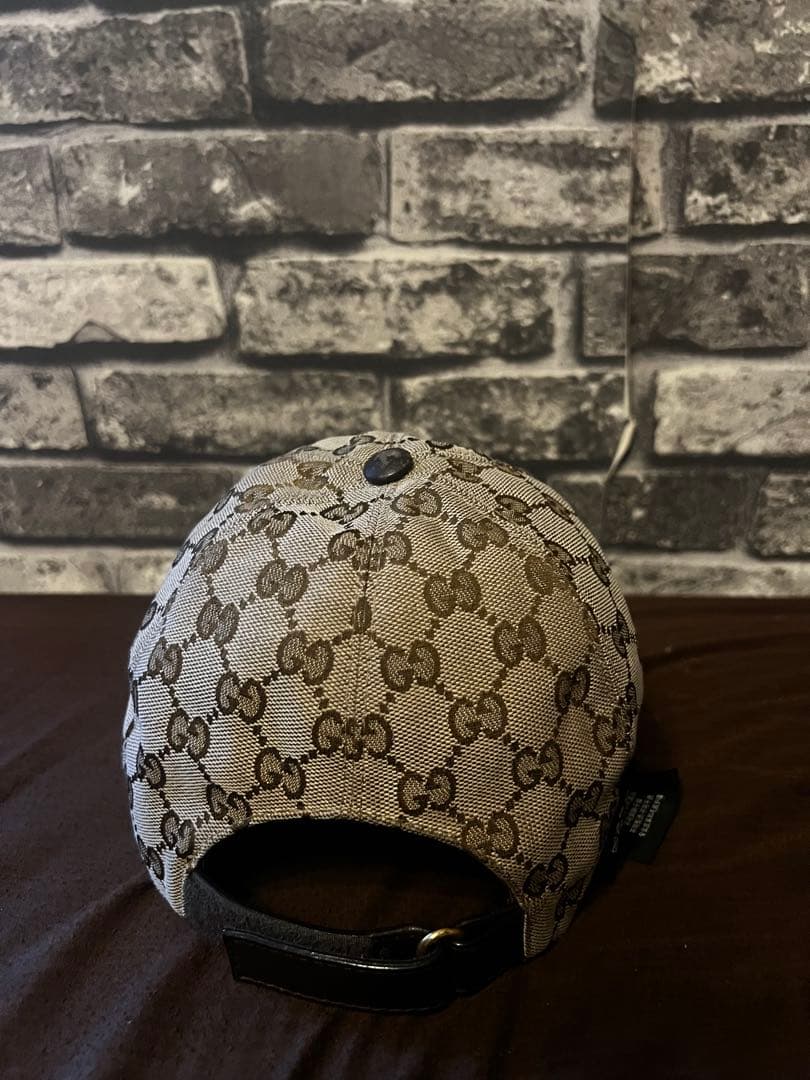 GUCCI GGパターン ベージュキャップ