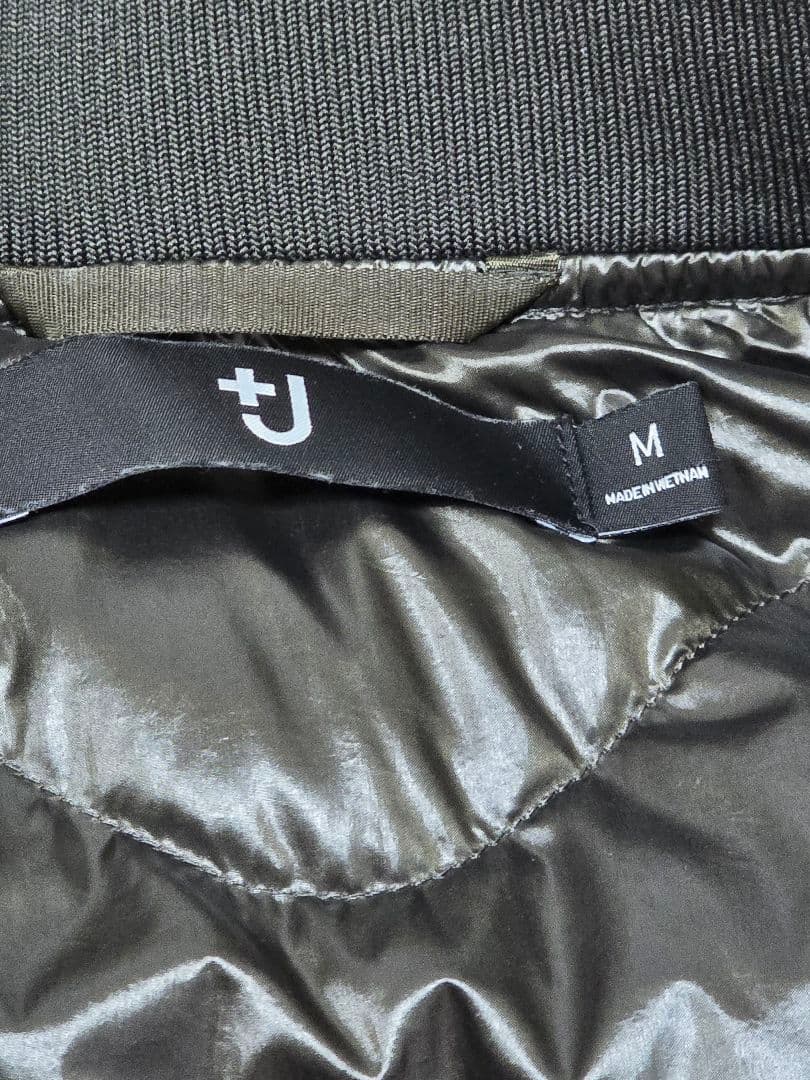 週末値下げUNIQLOユニクロ+J ハイブリッドダウンMA-1