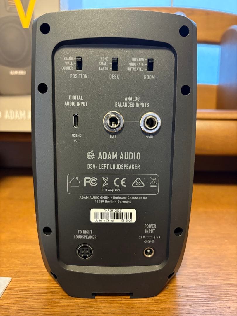 ADAM AUDIO D3V & K&M 232B 2本セット