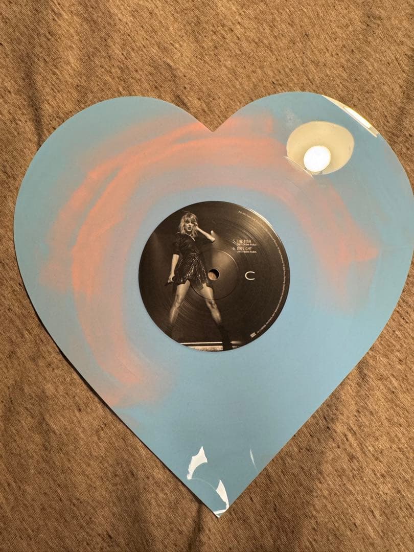 Taylor Lover Live From Paris ハート型レコード