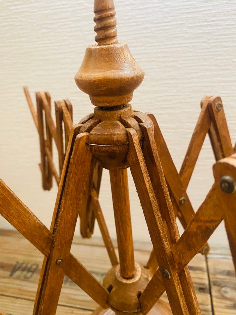 かせくり機　フランスアンティーク 木製　ブロカント　糸巻き