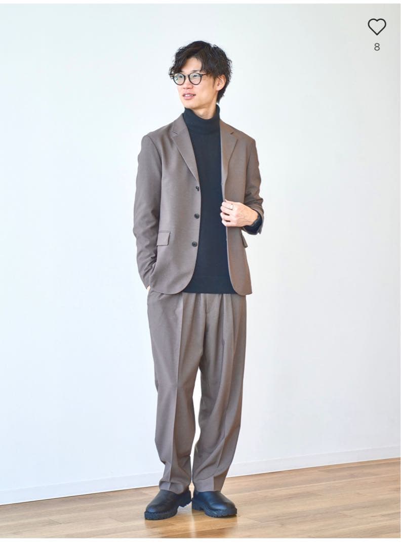UNIQLO C 感動ジャケット　タックパンツ　セット