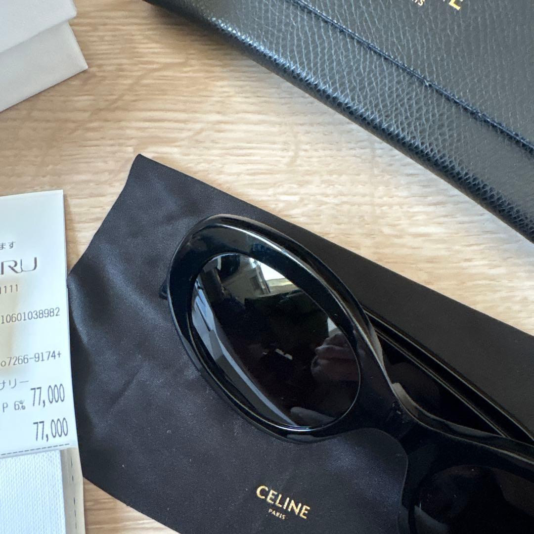 CELINE ブラック サングラス　トリオンフ