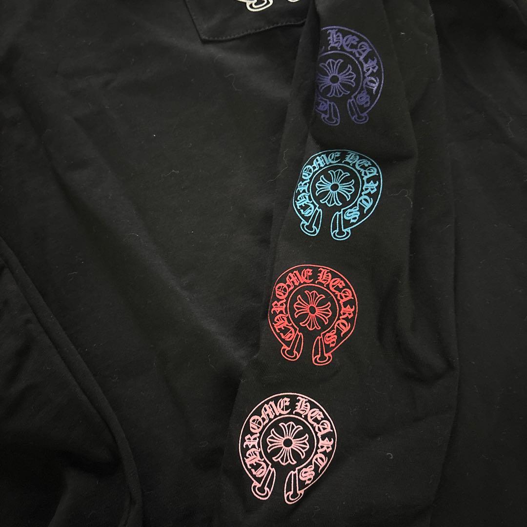 CHROME HEARTS ブラック ロングスリーブ Tシャツ