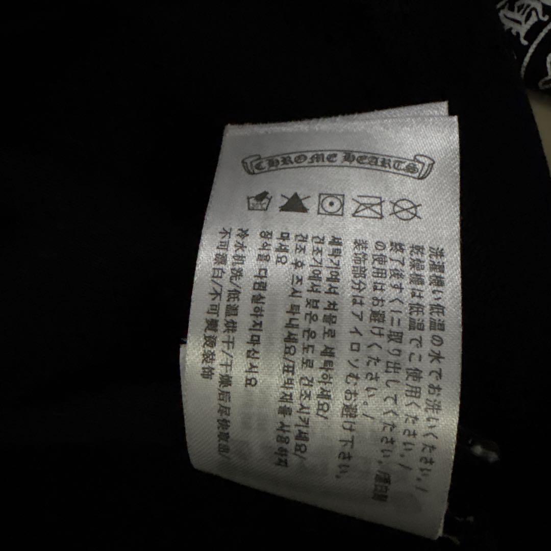 CHROME HEARTS ブラック ロングスリーブ Tシャツ