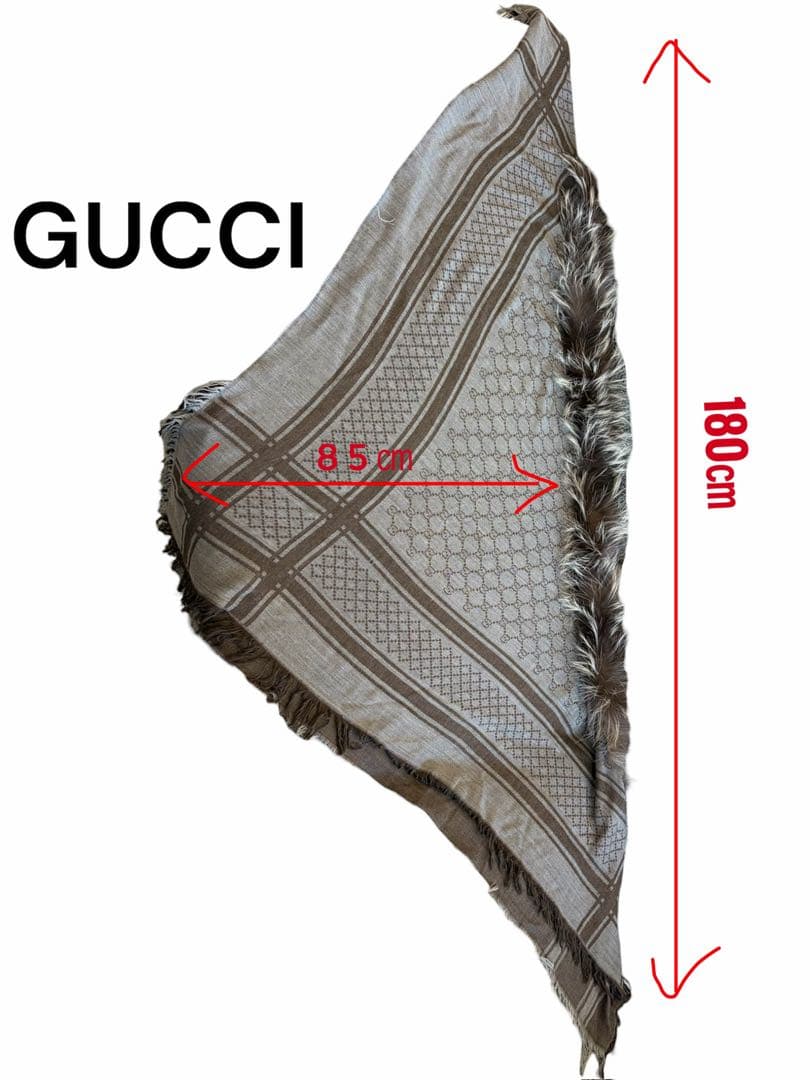 【期間限定出品】GUCCI フォックスファーストール