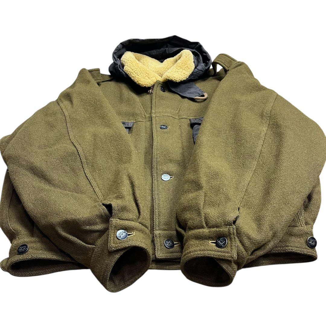 80s BONEVILLE Navy Arcti フライト ジャケット ウール
