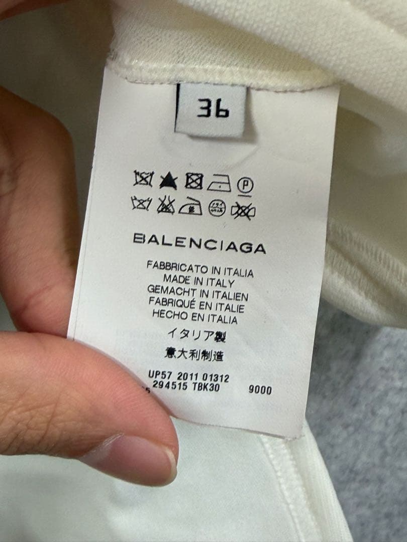 BALENCIAGA アシンメトリー Tシャツ サイズ36