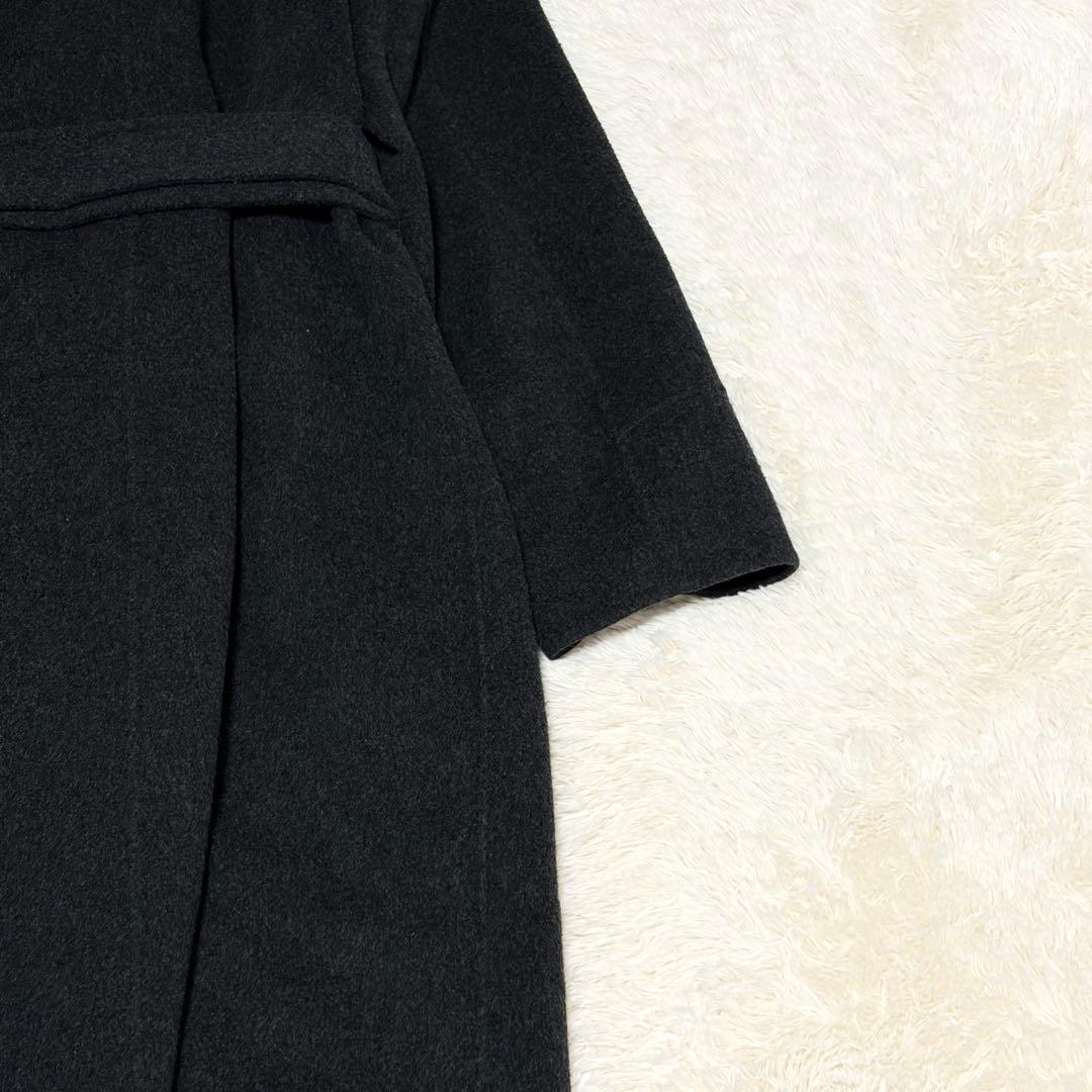 極美品✨フレイアイディー 23AW ビッグカラーリバー ロングコート Aライン