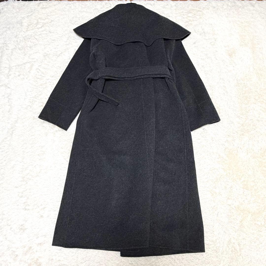 極美品✨フレイアイディー 23AW ビッグカラーリバー ロングコート Aライン