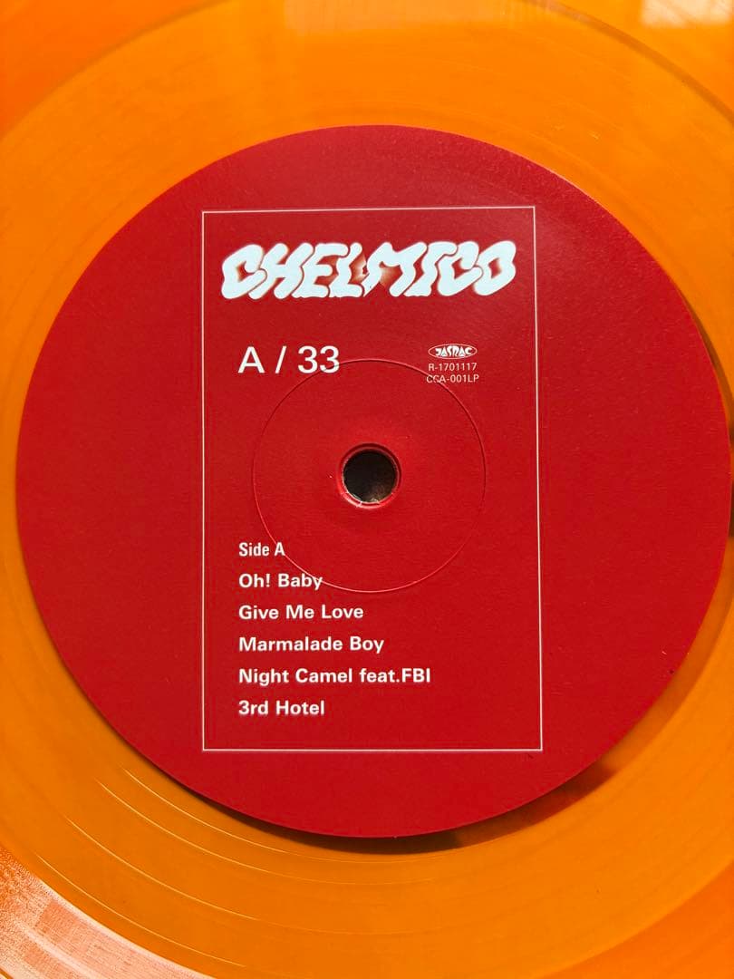 邦楽 CHELMICO / chelmico LP orange vinyl