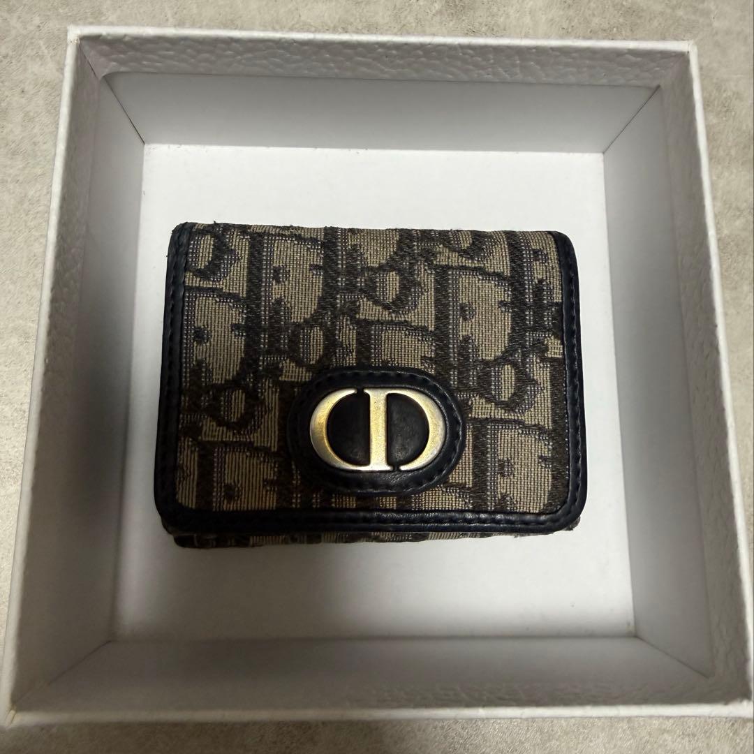 Christian Dior 三つ折り財布 コンパクトウォレット モンテーニュ