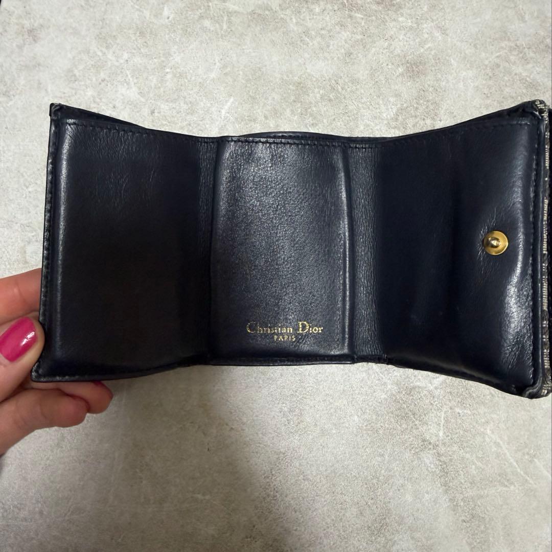 Christian Dior 三つ折り財布 コンパクトウォレット モンテーニュ