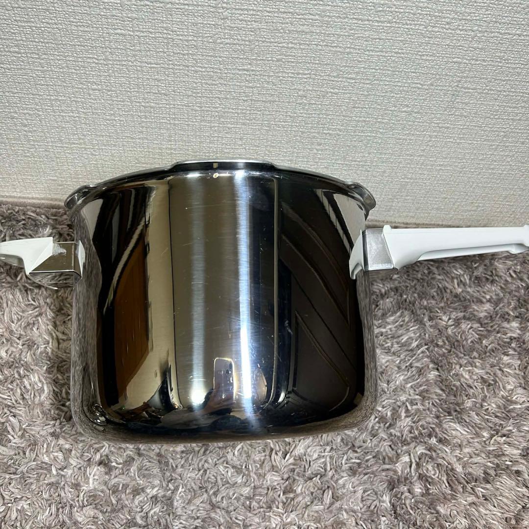 アサヒ軽金属 活力鍋【5.5L】中古美品　専用ガラス蓋付き