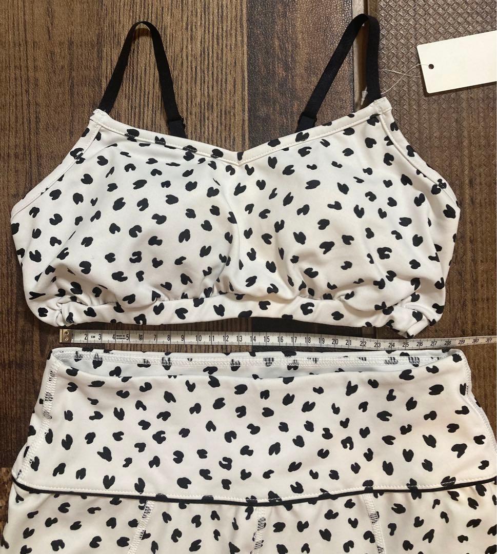 ★お取り置き★新品同　emmi yoga エミヨガ　ヨガウェア　ハート柄　S