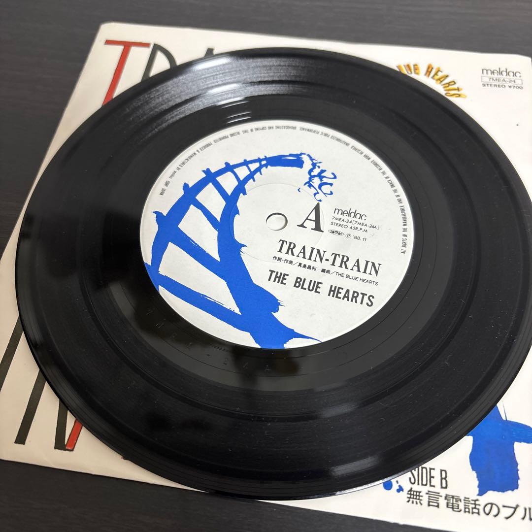 ブルーハーツ THE BLUE HEARTS/TRAIN TRAIN 7インチ