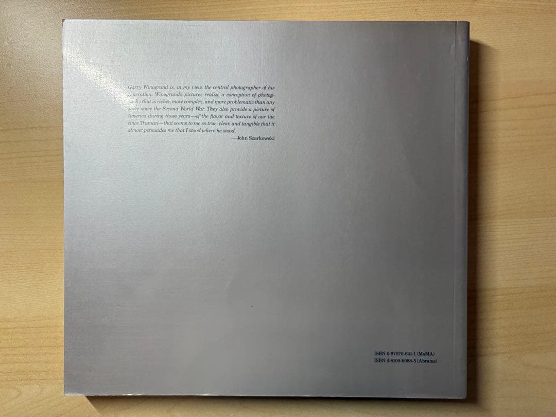 アート・デザイン・音楽 Winogrand Figments from The Real World