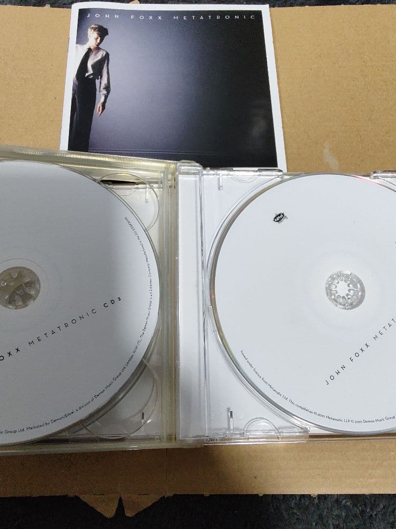JOHN FOXX / TRONIC 2CD+DVDデラックス　廃盤
