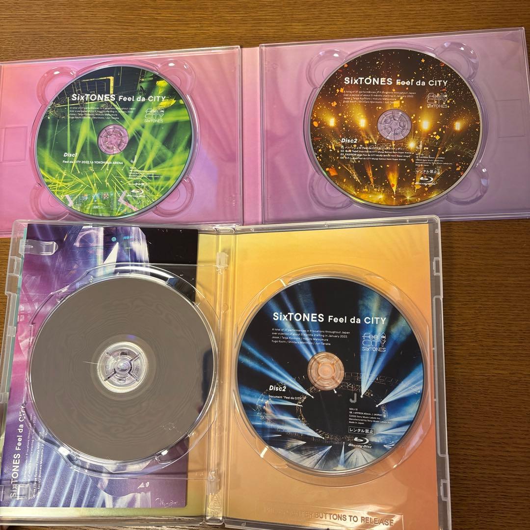 【中古】SixTONES/Feel da CITY〈初回盤2形態セット