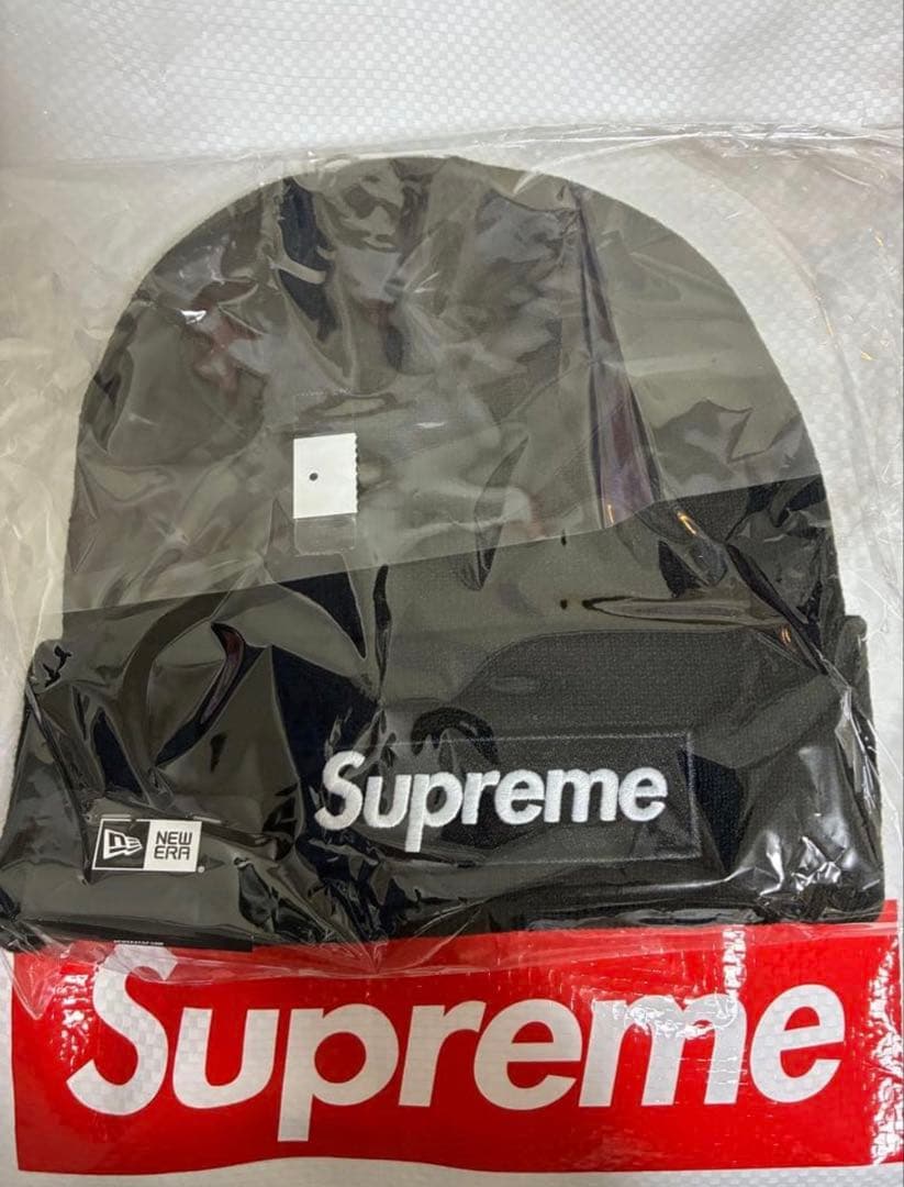 25AW Supreme New Era Box Logo Beanie 紺