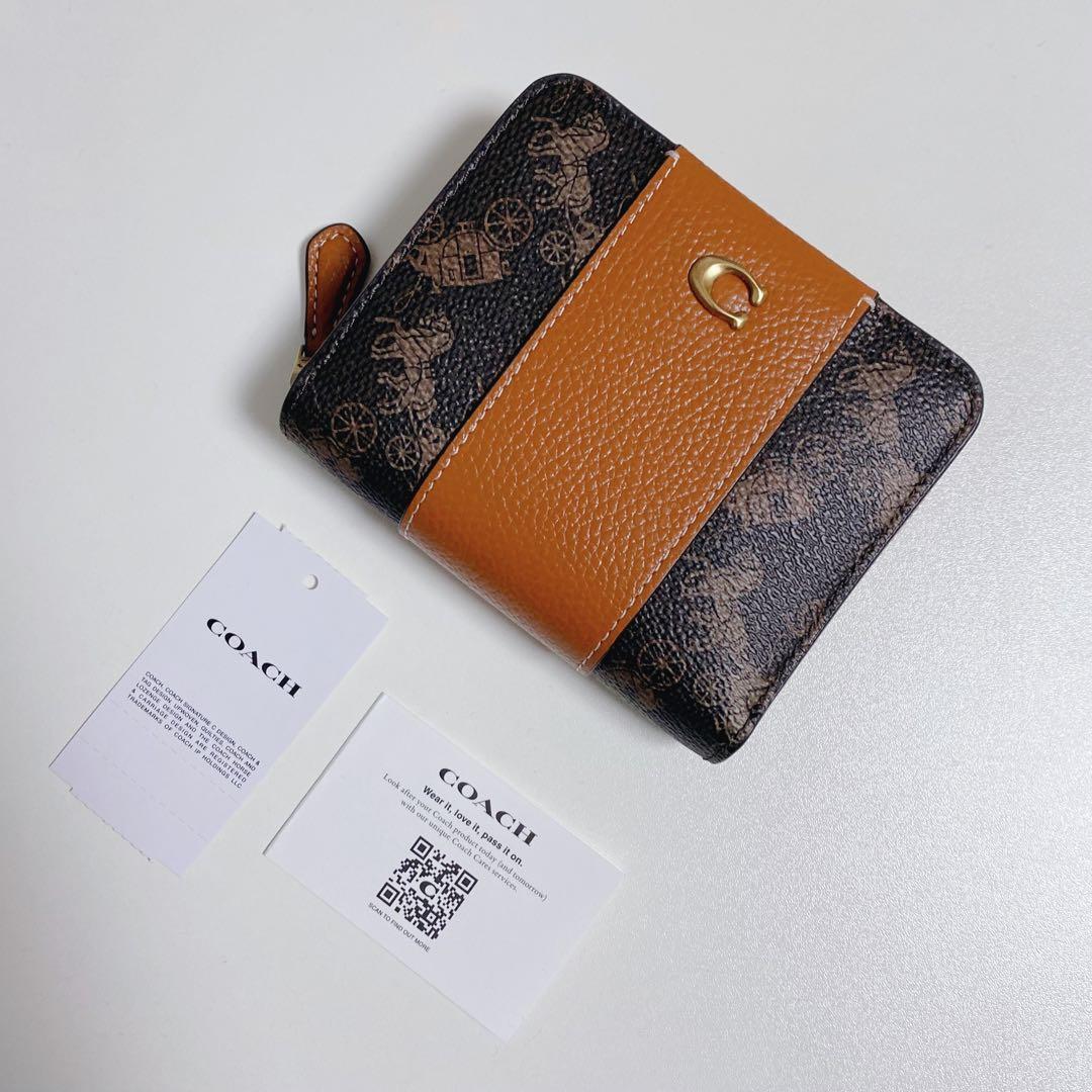 【新品！】COACHコーチ★折り財布★ビルフォールドウォレット★ホースアンド