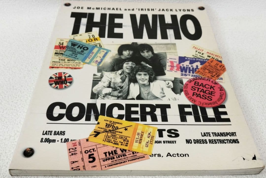 1998年1月1日発行 『ザ・フー／ＴＨＥ ＷＨＯ…』【中古本・洋書・英語版