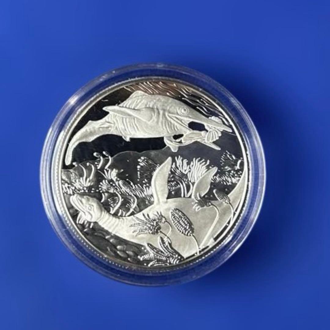 オーストリア造幣局 2013年　三畳紀の水中生命 銀貨　プルーフ