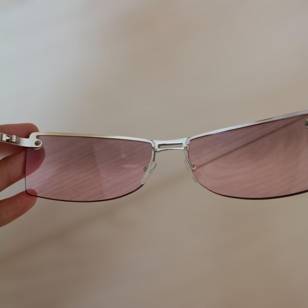 Dior ピンクレンズ サングラス ケース付き